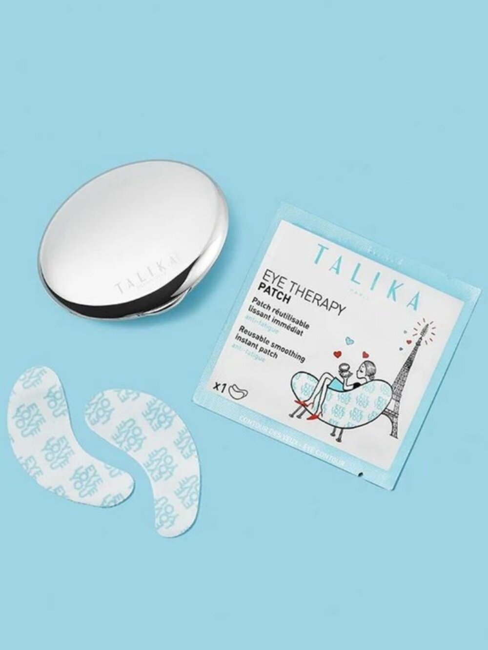 Talika Reusable Eye Therapy Patches, 2 Pairs and Storage Case